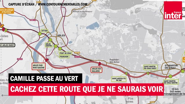 Arles : cachez cette route que je ne saurais voir - Camille passe au vert