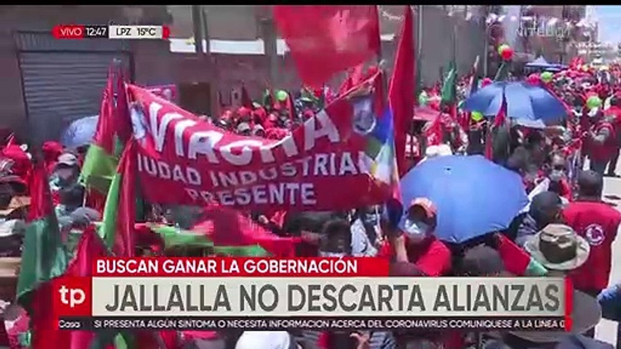 Jallalla La Paz  busca nuevas alianzas para la segunda vuelta por la Gobernación paceña