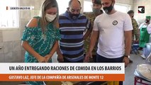 Un año entregando raciones de comida en los barrios