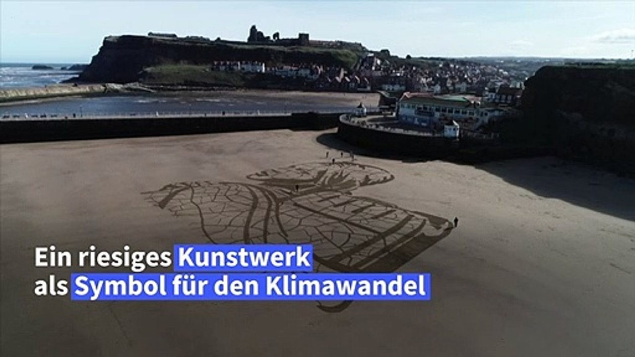 Kunstwerk als Symbol für den Klimawandel