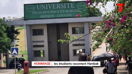 HOMMAGE  : les étudiants racontent  hambak