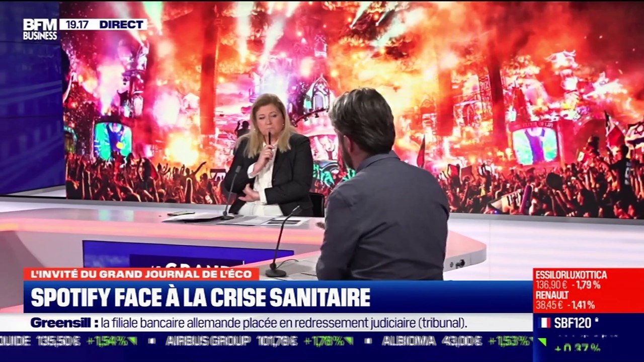 Antoine Monin (Spotify France et Benelux) : Le marché de la musique résiste à la crise - 16/03