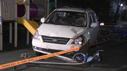 아파트 단지 놀이터 덮친 승합차...초등생 3명 경상 / YTN