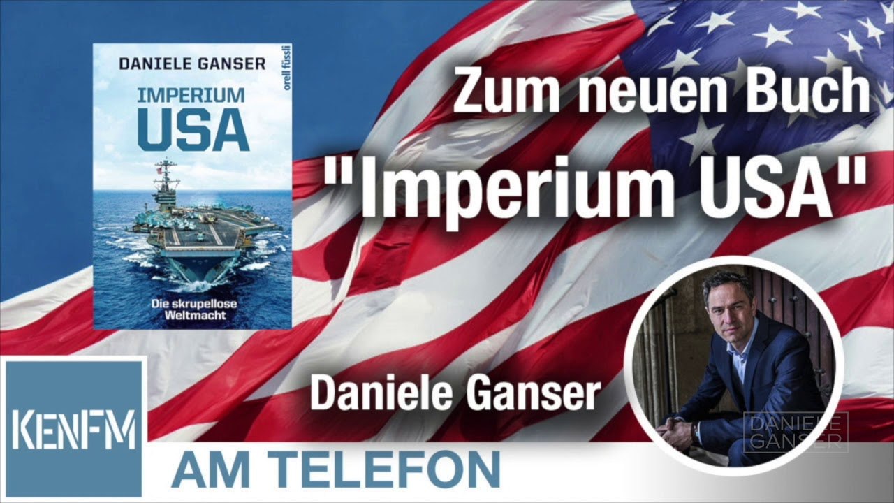 Dr. Daniele Ganser am Telefon zum neuen Buch 'Imperium USA' (25. April 2020)