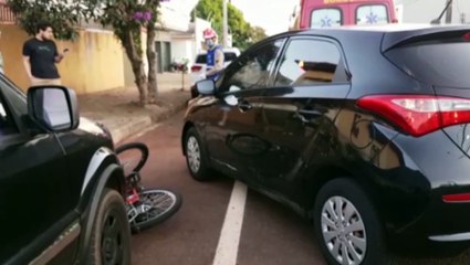 Mulher de 56 anos se envolve em acidente no Bairro Neva