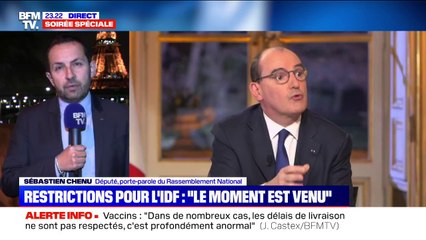 Sébastien Chenu sur les restrictions Covid: "Un an après, on est dans le brouillard total"