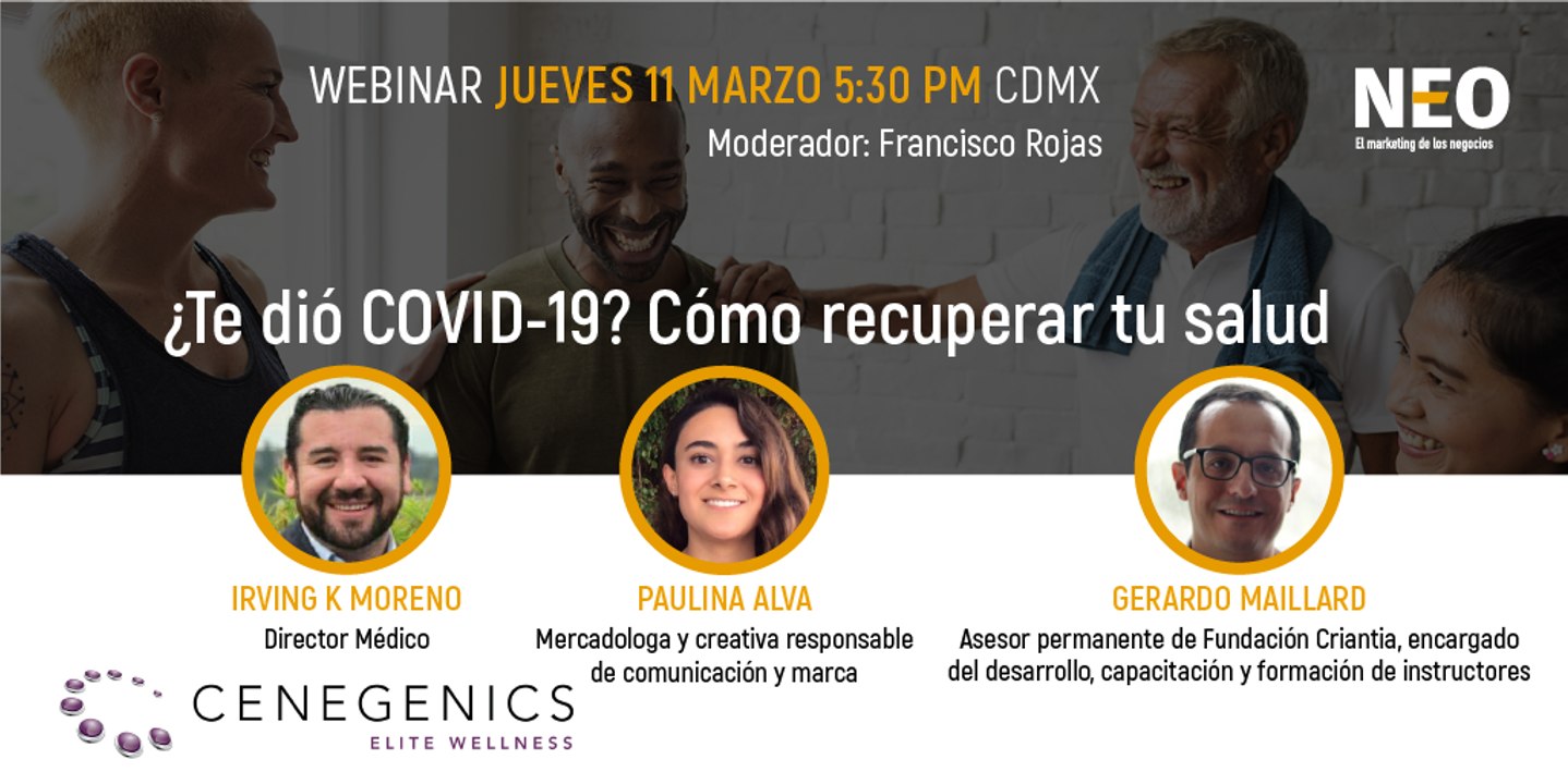 Webinar: ¿Te dió COVID-19? Cómo recuperar tu salud