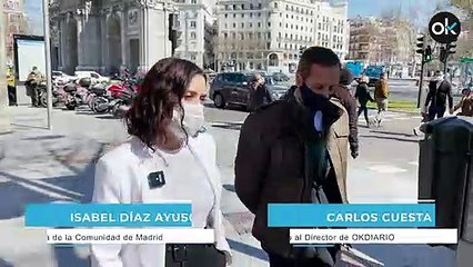 Ayuso: “Iglesias es un caribeño con chándal que vive de los demás en mansiones y con séquitos de mujeres”