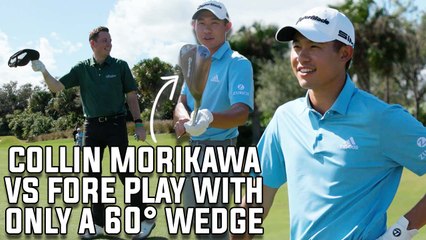 Collin Morikawa vs. Fore Play - One Club Challenge, 60° wedge