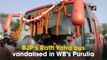 BJP’s Rath Yatra bus vandalised in West Bengal’s Purulia