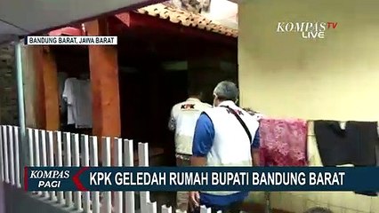 KPK Geledah Rumah Bupati Bandung Barat Aa Umbara dan Putranya