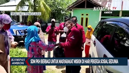SDM PKH Berbagi di Hari Pekerja Sosial Sedunia