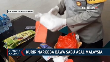 Kurir Bawa 1,1 Kg Sabu asal Malaysia, Diduga Terima Perintah dari Warga Lapas Pontianak