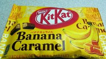 Banana & Caramel KitKat in Japan