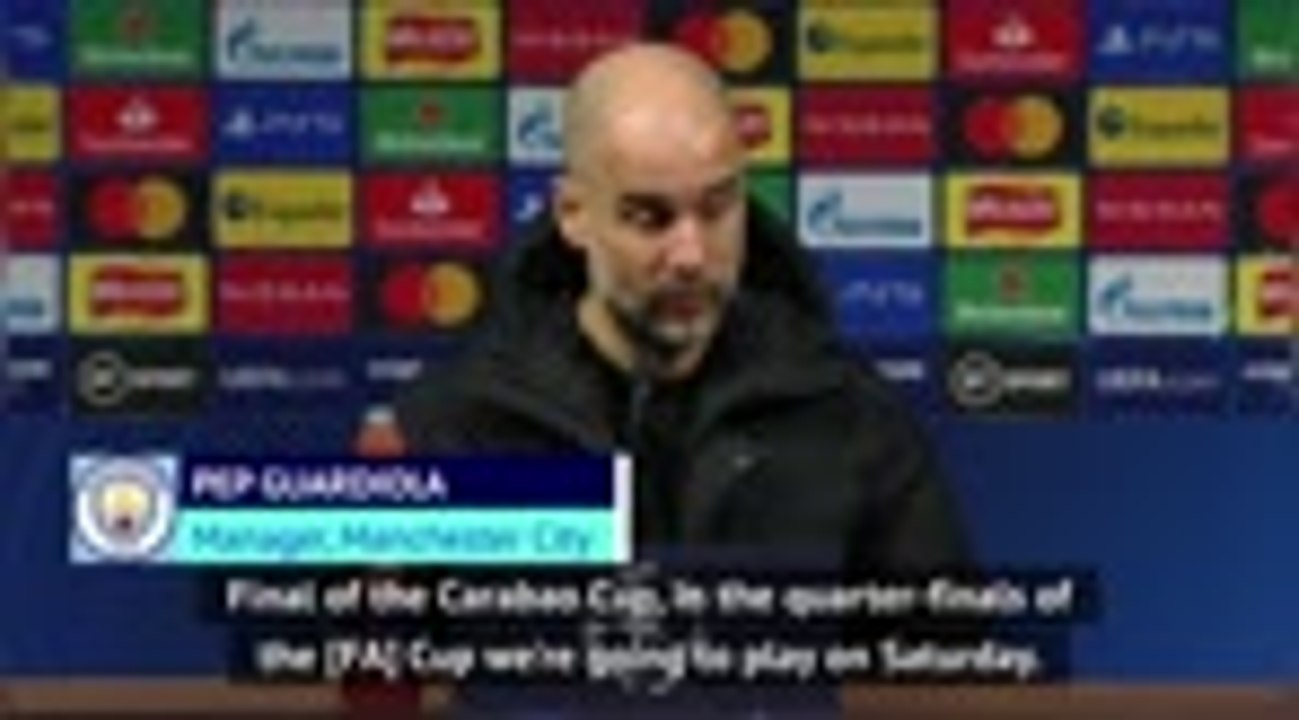 Pep urges City to forget about Champions League quarter-final