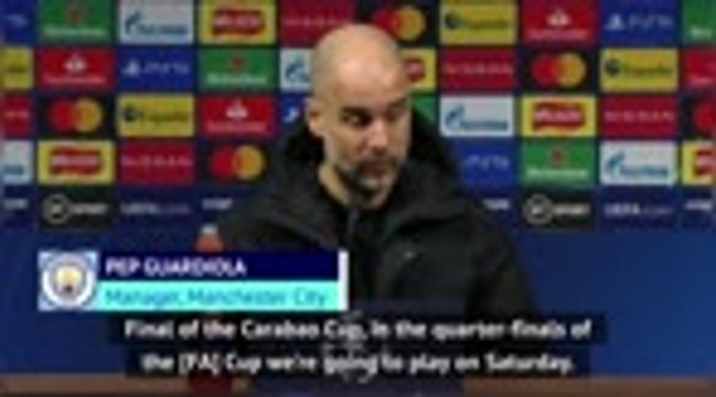 Pep urges City to forget about Champions League quarter-final