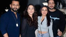 Aly Goni with Jasmin Bhasin and Rahul Vaidya With  Disha Spotted at Dinner Date in Juhu | FilmiBeat