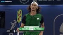 Qualifier Harris beats top seed Thiem in Dubai