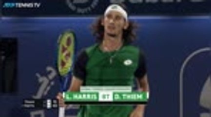 Qualifier Harris beats top seed Thiem in Dubai