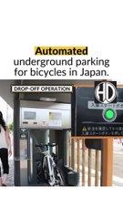 automated underground bicycle parking system call “ECO Cycle”.