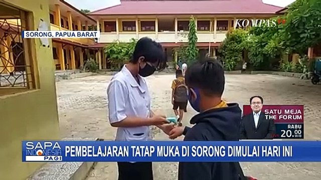 Hari Ini, Pemkot Sorong Mulai Gelar Sekolah Tatap Muka dengan Prokes Ketat!