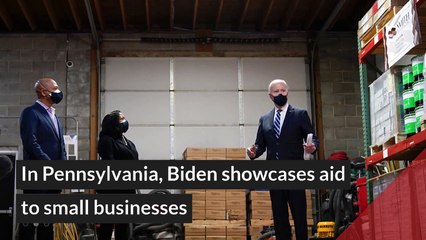 In Pennsylvania, Biden showcases aid to small businesses, and other top stories in general news from March 17, 2021.