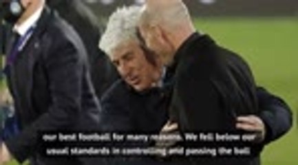 Atalanta didn't show their best against Real Madrid - Gasperini