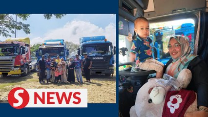 Love comes honking from truckers to three-year-old boy with cancer