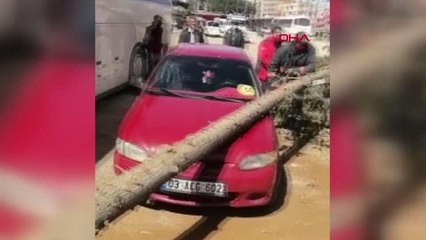 MERSİN Tarsus'ta fırtına hayatı olumsuz etkiledi