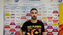 16.03.21 / Playoff-VF: Bernhard Starkbaum (VIC) nach Sieg über Fehervar