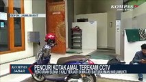 Pencuri Kotak Amal di Depok, Terekam CCTV