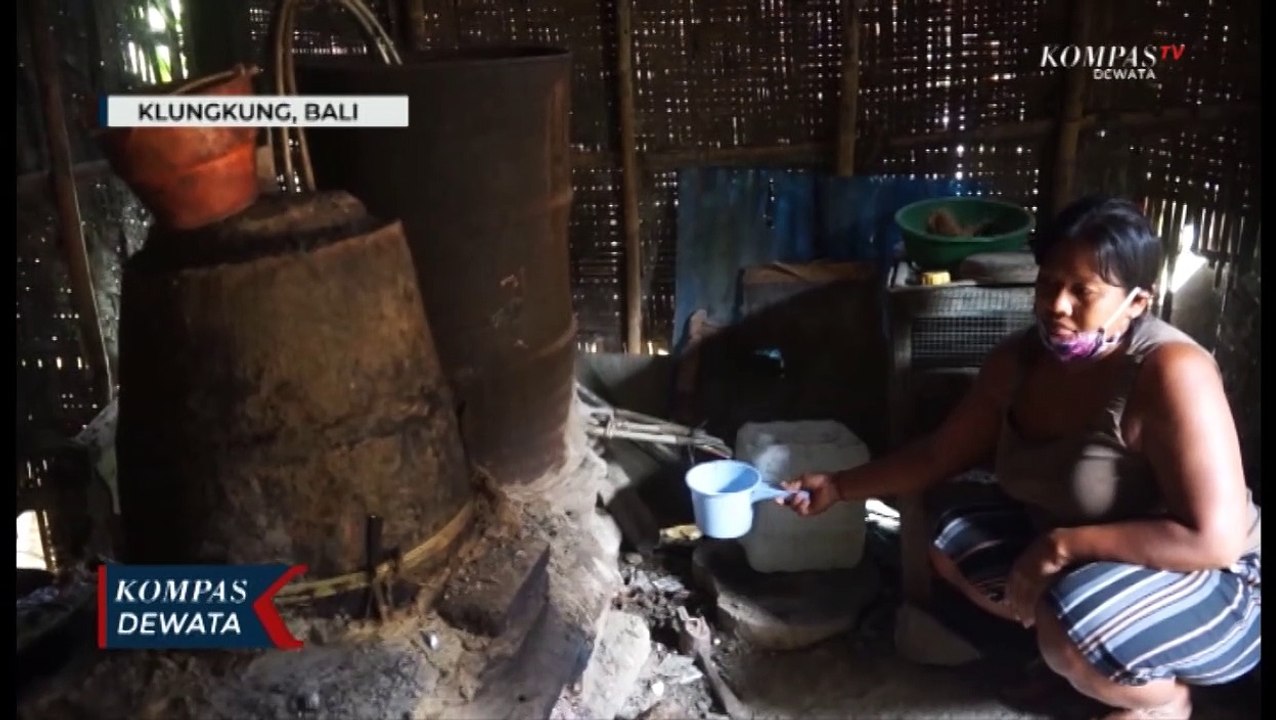 Pembuat Arak Bali Kesulitan Dimasa Pandemi, Demi Sekolahkan Anak