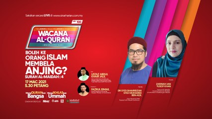 [LIVE] Boleh ke orang Islam membela anjing?