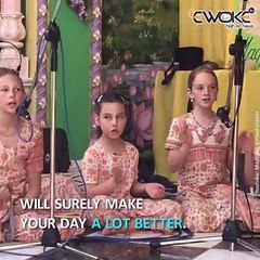 Watch how children from far and wide chant 'Hare Rama Hare Krishna'