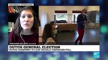 Voters go to polls on final day of virus-hit Dutch election