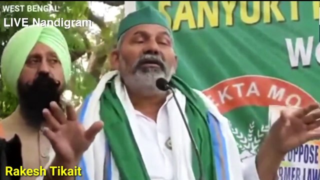 Rakesh Tikait in Bengal _ West Bengal Assembly Elections 2021 _ Rakesh Tikait Today News