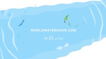 المياه نعمة ومن واجبنا أن نحميها زوروا  WorldWaterHour.com وسجلوا تعهّدكم   للحفاظ على المياه لخرق الرقم القياسي في غينيس لأكثر تعهدات للحفاظ على المياه