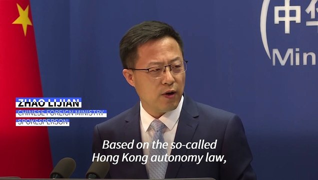 China condemns US sanctions and 'sinister' interference in internal affairs