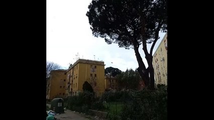 Aereo Alitalia in volo basso su Acilia, curiosità tra i residenti