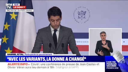 Gabriel Attal sur AstraZeneca: "Suspension ne veut pas dire défiance"