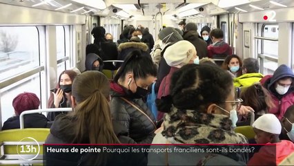 Transports : les Franciliens toujours collés aux heures de pointe