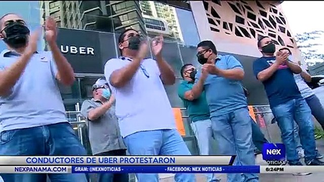 Conductores de Uber protestaron - Nex Noticias