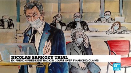 Former French president Sarkozy back in court, this time for illegal campaign financing
