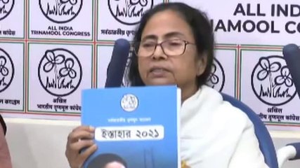 Watch: Mamata Banerjee releases TMC's manifesto, promises 5 lakh jobs