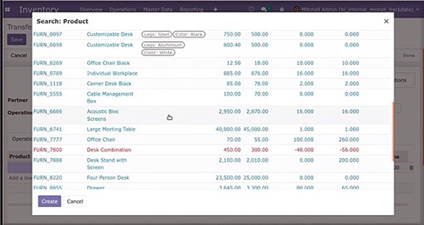 How to Add Backdate and Remarks for Internal Transfer or Receipts | Odoo