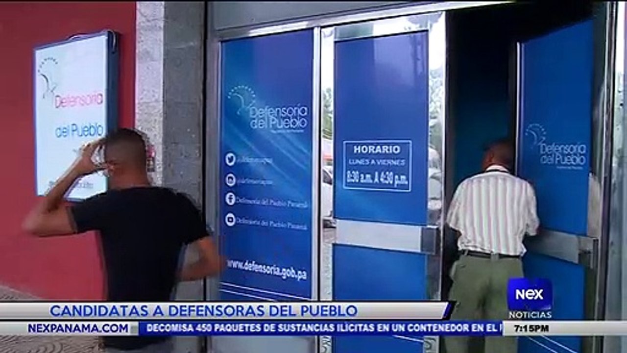 Candidatas a defensoras del pueblo - Nex Noticias