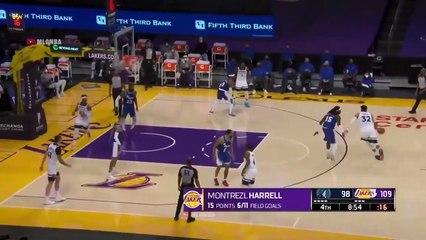 Le pick-and-roll LeBron / Harrell