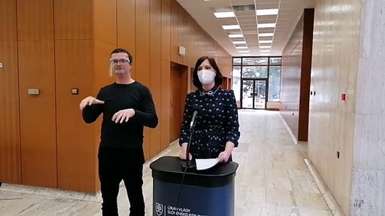 ZÁZNAM: Brífing ministerky V. Remišovej