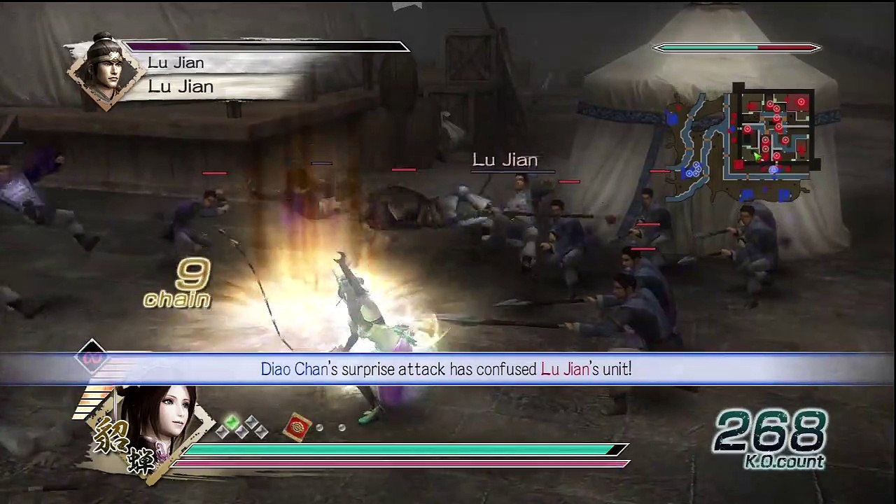 Dynasty Warriors 6 Diao Chan Ep. 5 Chapter 5 - Battle Of Fan Castle (Eng. Ver)