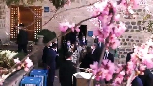 La reina Letizia Ortiz en el acto de proclamación del ganador del Premio Fundación Princesa de Girona 2021 en la categoría de Empresa